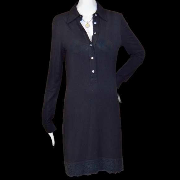 Black Shirt Lace Formal Dress Made in Italy ๐ฎ๐น - Picture 15 of 15